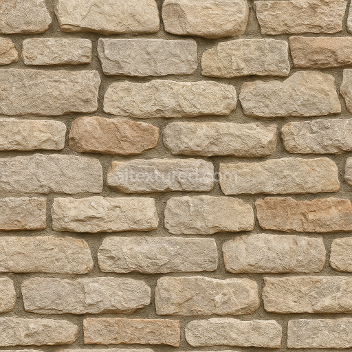 AI-Generated Seamless PBR Texture — exterior wall home stones