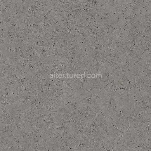 Seamless Concrete PBR Texture — Medium Gray Concrete Balanced Tone Between Light Dark