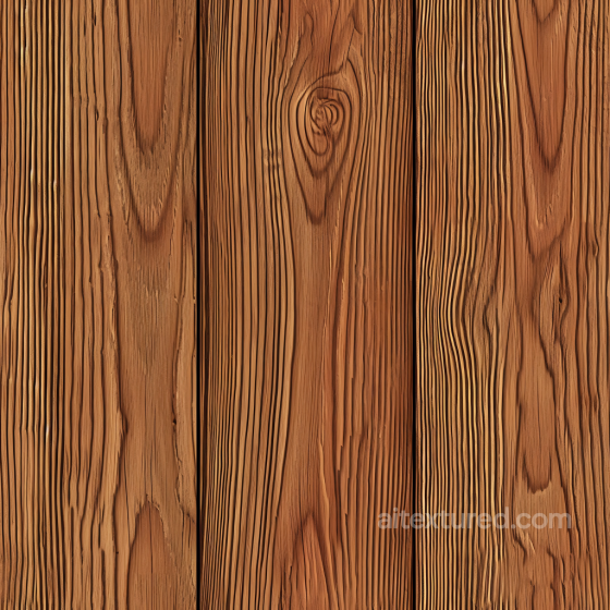 Warm Reclaimed Wood Planks Seamless Texture with Prominent Grain and Knots Wood texture preview
