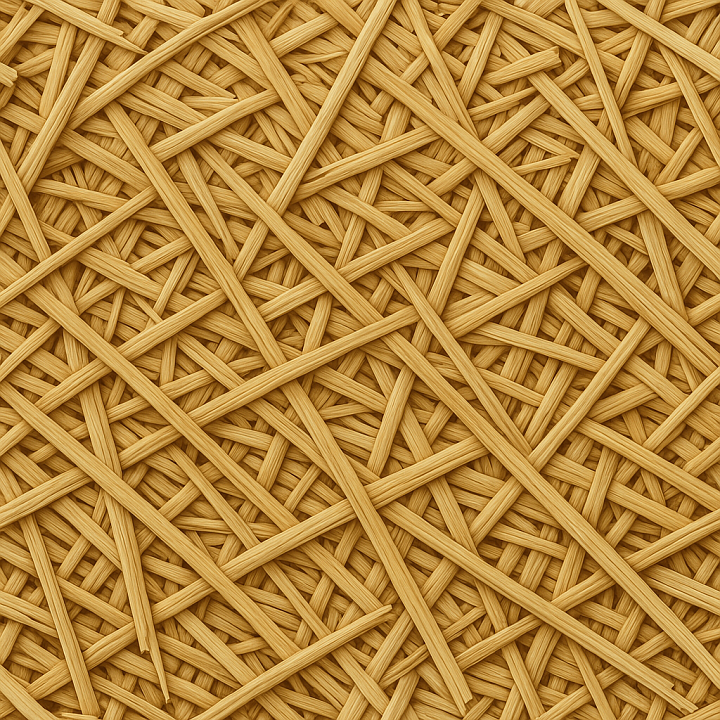 Modern Straw seamless PBR texture preview