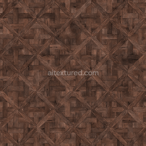Floor Flooring Hexagon Old Vintage Wood — Seamless PBR Texture