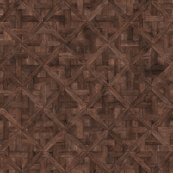 Floor Flooring Hexagon Old Vintage Wood seamless PBR texture preview