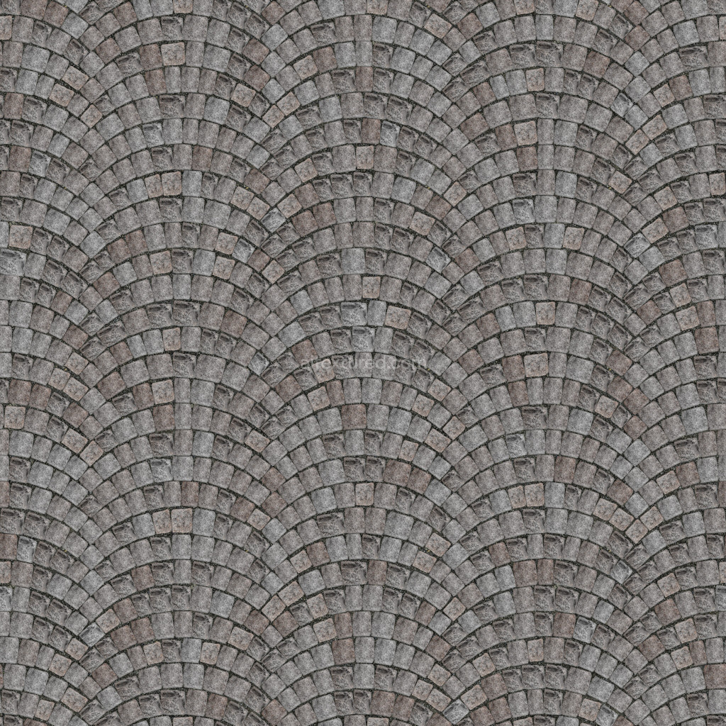 Seamless paving stones texture for 3D modeling