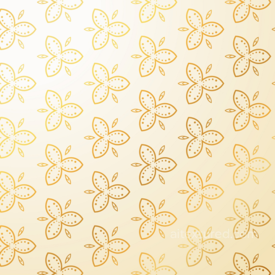 White & Gold Floral Fabric Texture with Elegant Pattern White & Gold texture preview