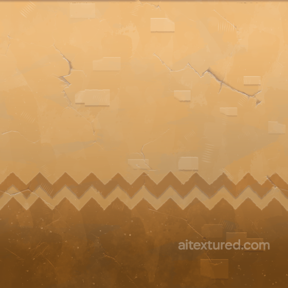 Stylized Cartoon Hand Painted House Roof Wall - Seamless PBR Texture Roofing texture preview