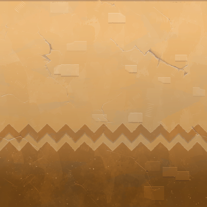Stylized Cartoon Hand Painted House Roof Wall seamless PBR texture preview