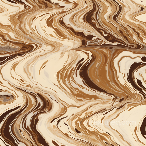 Marble PBR Texture with Brown and Cream Swirling Veins seamless Marble PBR texture