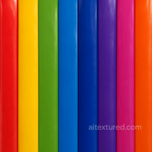 Vibrant Colors Striped Pattern Furniture Plastic Surface seamless Furniture Plastic PBR texture