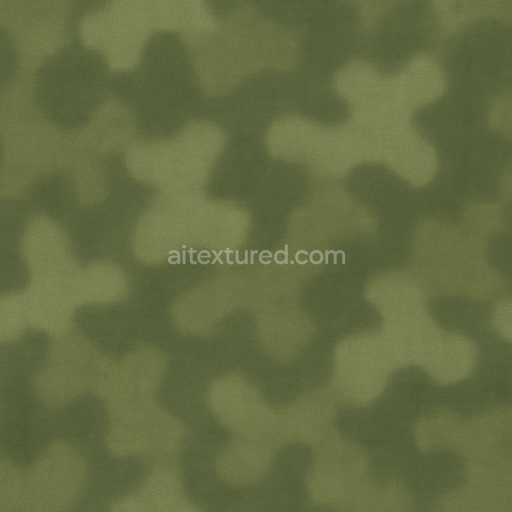 Preview — Seamless 3D Texture PBR 8K Moss Green Blurred Edges Organic Camouflage