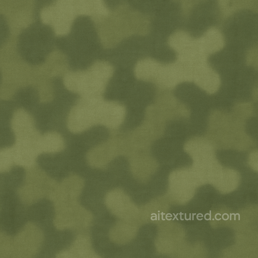 Moss Green Blurred Edges Organic Camouflage seamless Color Camouflage PBR texture