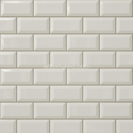 Glossy Subway Tiles Beveled
