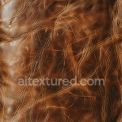 seamless Seamless 3D Distressed Brown Leather PBR Texture with Deep Wrinkles and Natural Aging texture 8k free download PBR