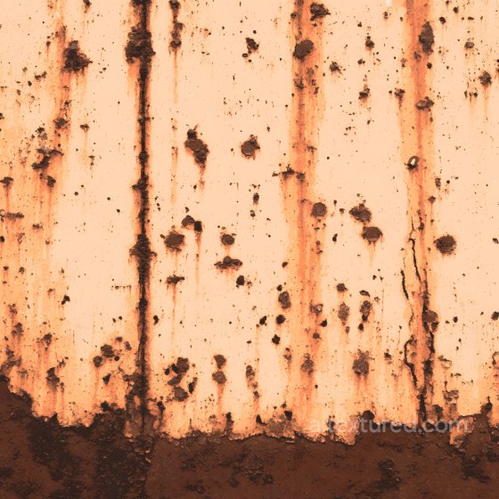 Cracked and Rusty Metal PBR Texture with Corroded Surface and Rust Streaks Rust texture preview
