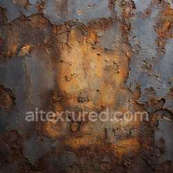 seamless Seamless 3D Cracked Rusty Metal PBR Texture with Peeling Paint and Oxidation texture 8k free download PBR