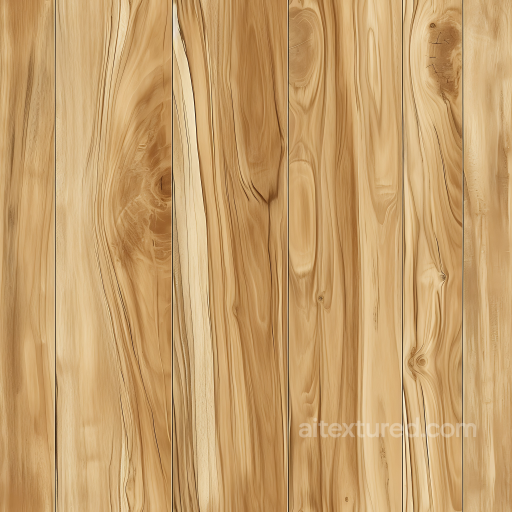 Natural Pine Wood Planks PBR Texture with Knots and Warm Tones seamless Wood PBR texture