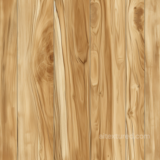 Natural Pine Wood Planks PBR Texture with Knots and Warm Tones Wood texture preview