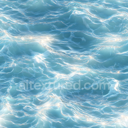 seamless Seamless 3D PBR Water Texture with Realistic Ocean Surface Waves and Sparkling Highlights texture 8k free download PBR