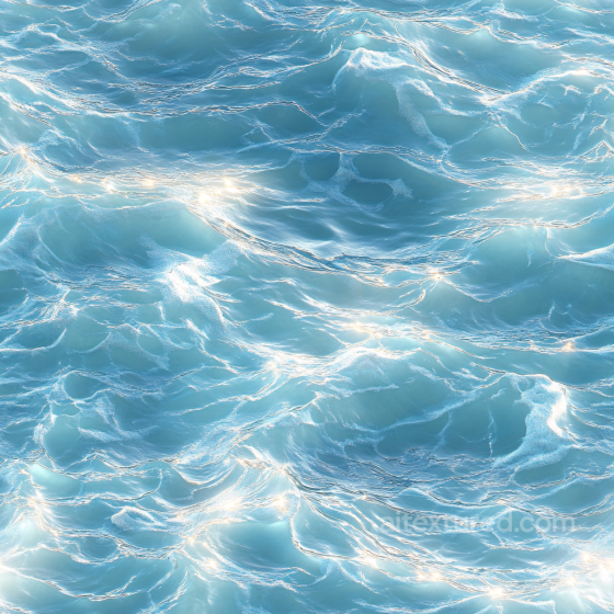 Water Texture with Realistic Ocean Surface Waves and Sparkling Highlights Water texture preview
