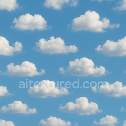 seamless Clear Cumulus Seamless Texture texture 1024x1024 free download PBR
