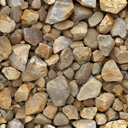 Seamless 3D Stone PBR Texture Featuring Natural, Weathered Rocky Ground in Earthy Tones