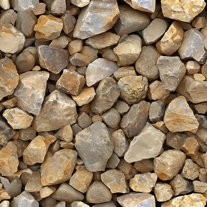 Stone Featuring Natural, Weathered Rocky Ground in Earthy Tones seamless PBR texture preview