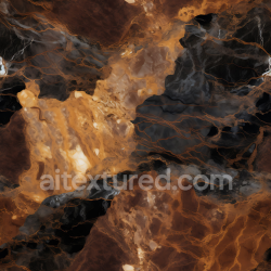 seamless Seamless 3D Brown and Black Marble PBR Texture with Fiery Veins and Polished Finish texture 8k free download PBR