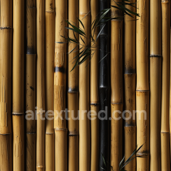 seamless Seamless 3D PBR Texture of Natural and Charred Bamboo Culms with Fine Grain Detail texture 8k free download PBR