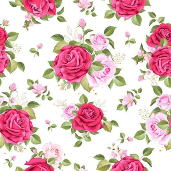 Featuring Pink and Red Roses with Green Leaves Pink Flower texture preview