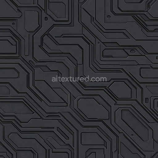 Synthetic Futuristic Panel Texture Seamless 1024X1024