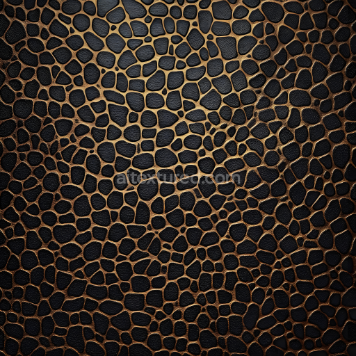Seamless 3D Reptile Skin PBR Texture with Detailed Scaled Pattern and High Contrast