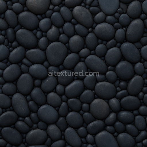 Dark Pebble Seamless Texture