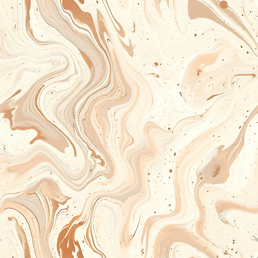 Creamy Beige Marble Seamless Texture with Rose Gold Swirling Veins seamless Marble PBR texture