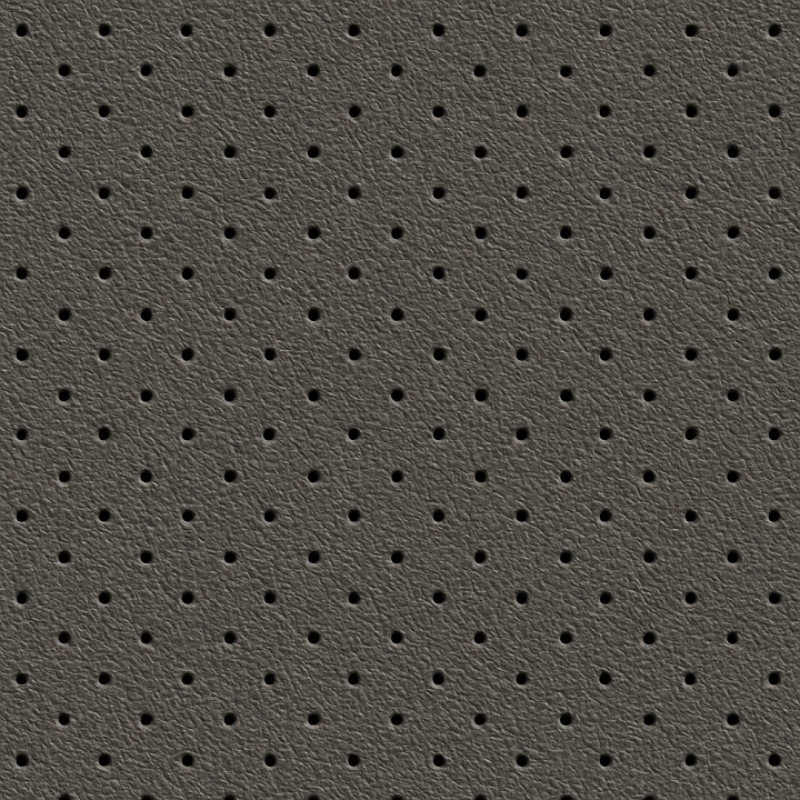 Perforated Automotive Leather seamless PBR texture preview