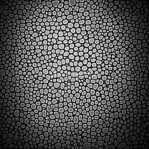 Seamless 3D Skin PBR Texture with Stylized Cracked Pattern and Fine Pore Details