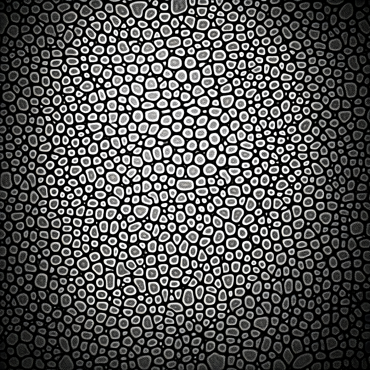 Skin with Stylized Cracked Pattern and Fine Pore Details seamless PBR texture preview