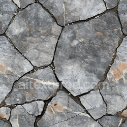 seamless Seamless 3D PBR Cracked Slate Stone Ground Texture with Weathered Grey and Earthy Tones texture 8k free download PBR