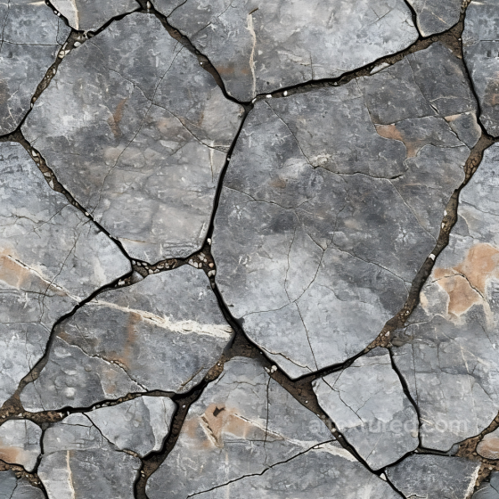 Cracked Slate Stone Ground Texture with Weathered gray and Earthy Tones Stone texture preview