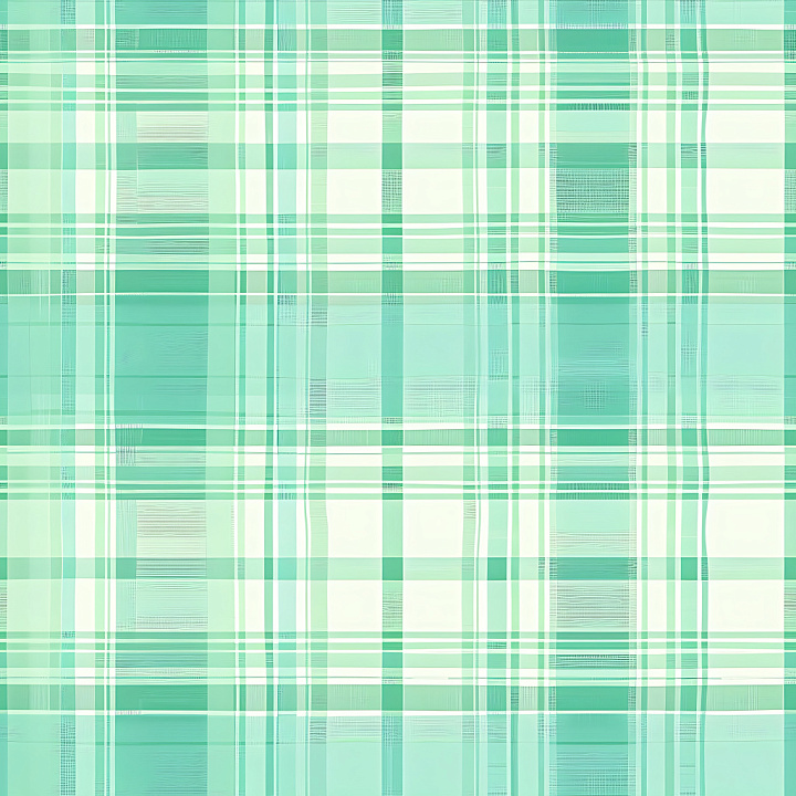 Plaid Metal with Soft Mint Green and White Pattern seamless PBR texture preview