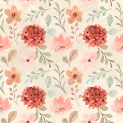 seamless Seamless 3D PBR Floral Watercolor Fabric Texture with Soft Pastel Flowers texture 8k free download PBR