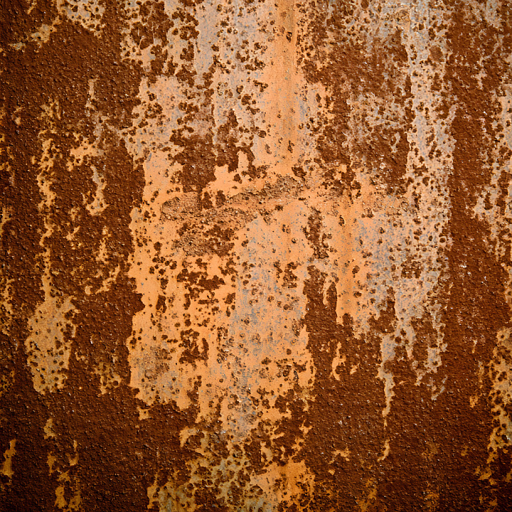 Rusty Metal Featuring Corrosion and Pitted Surface seamless PBR texture preview