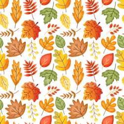 seamless Seamless 3D PBR Texture of Colorful Autumn Leaves Pattern with Detailed Veins texture 8k free download PBR