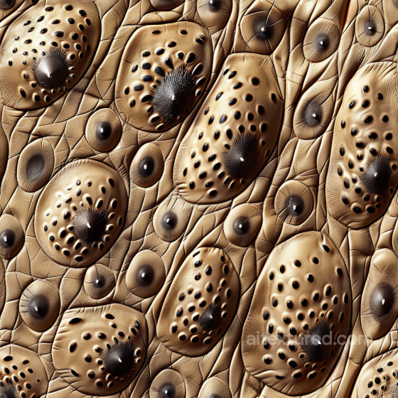 Spiked Beige Leather Seamless Texture with Raised Nodules and Fine Grain Leather texture preview