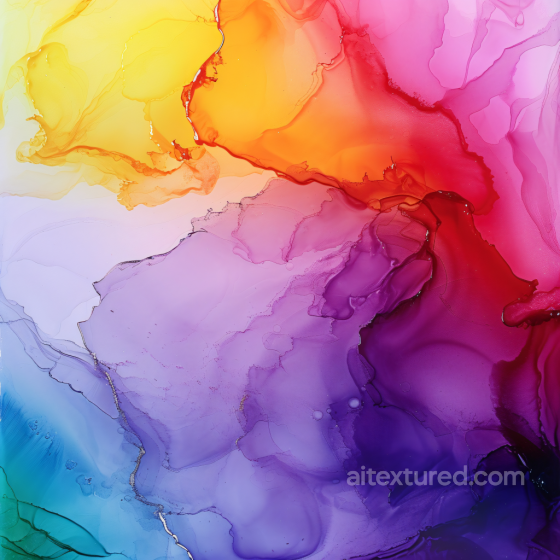 Alcohol Ink PBR Texture Featuring Vibrant Multicolor Fluid Dynamics Alcohol ink texture preview