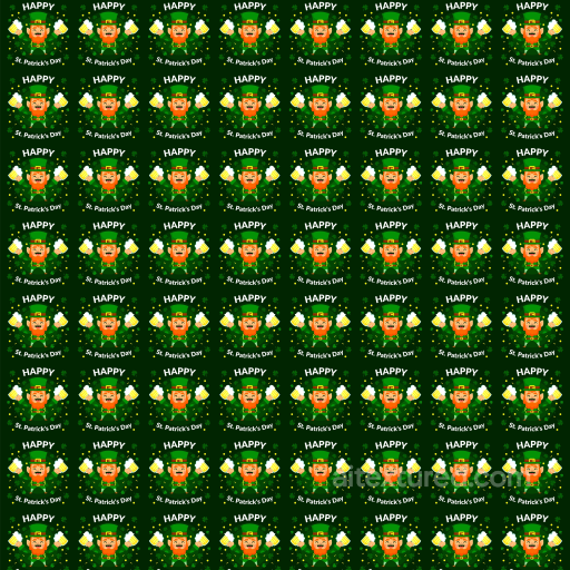 with cheerful St Patrick’s Day digital paper pattern seamless St patrick digital paper bundle PBR texture
