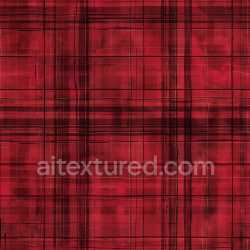 seamless Seamless 3D PBR Texture of Red Plaid Fabric with Black and White Lines texture 8k free download PBR