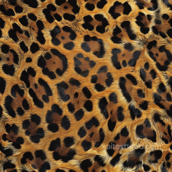 Leopard Print Fur Leather PBR Texture with Realistic Fur Detail Leather texture preview