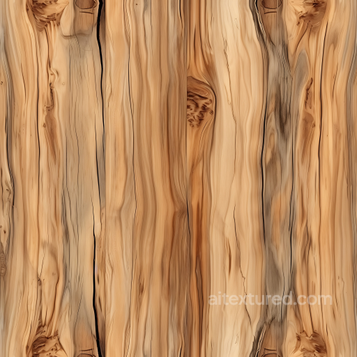 Light Pine Wood Planks Texture with Natural Knots and Grain seamless Wood PBR texture