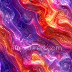 seamless Seamless 3D PBR Glossy Texture Featuring Vivid Red, Purple, and Pink Fluid Swirls texture 8k free download PBR