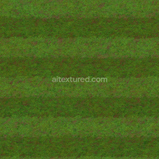 Football / Soccer Grass Field with Alternating Bands | Free PBR