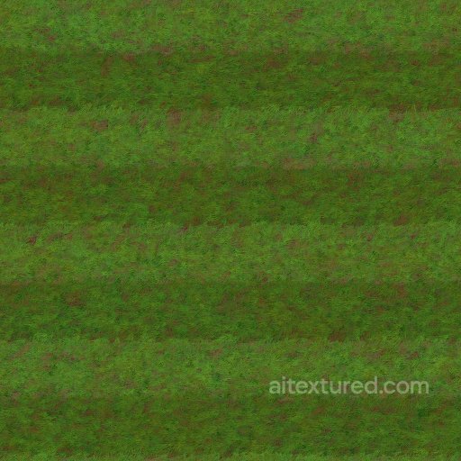 Football / Soccer Grass Field with Alternating Bands | Free PBR seamless Ground surface PBR texture